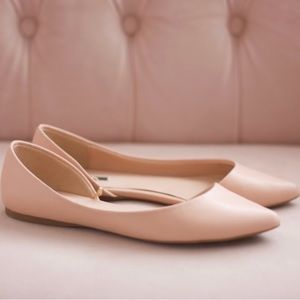 Women’s Blush Pink Forever21 Pointed Toe Flats